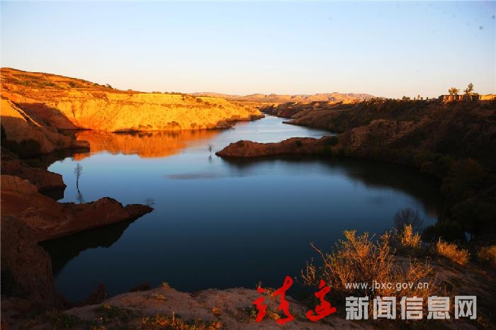 美丽龙洲大湾畔水库
