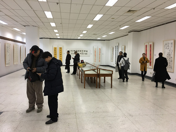养正则吉——许龙江书法展在北京大学图书馆开幕
