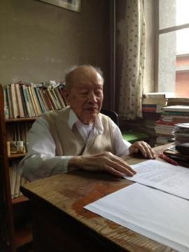 周有光近照。图片来源：《华西都市报》